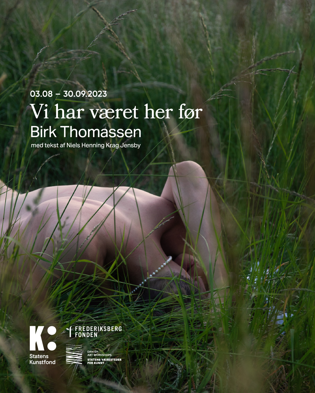 plakat for udgivelse Vi har været her før af Niels Henning Krag Jensby